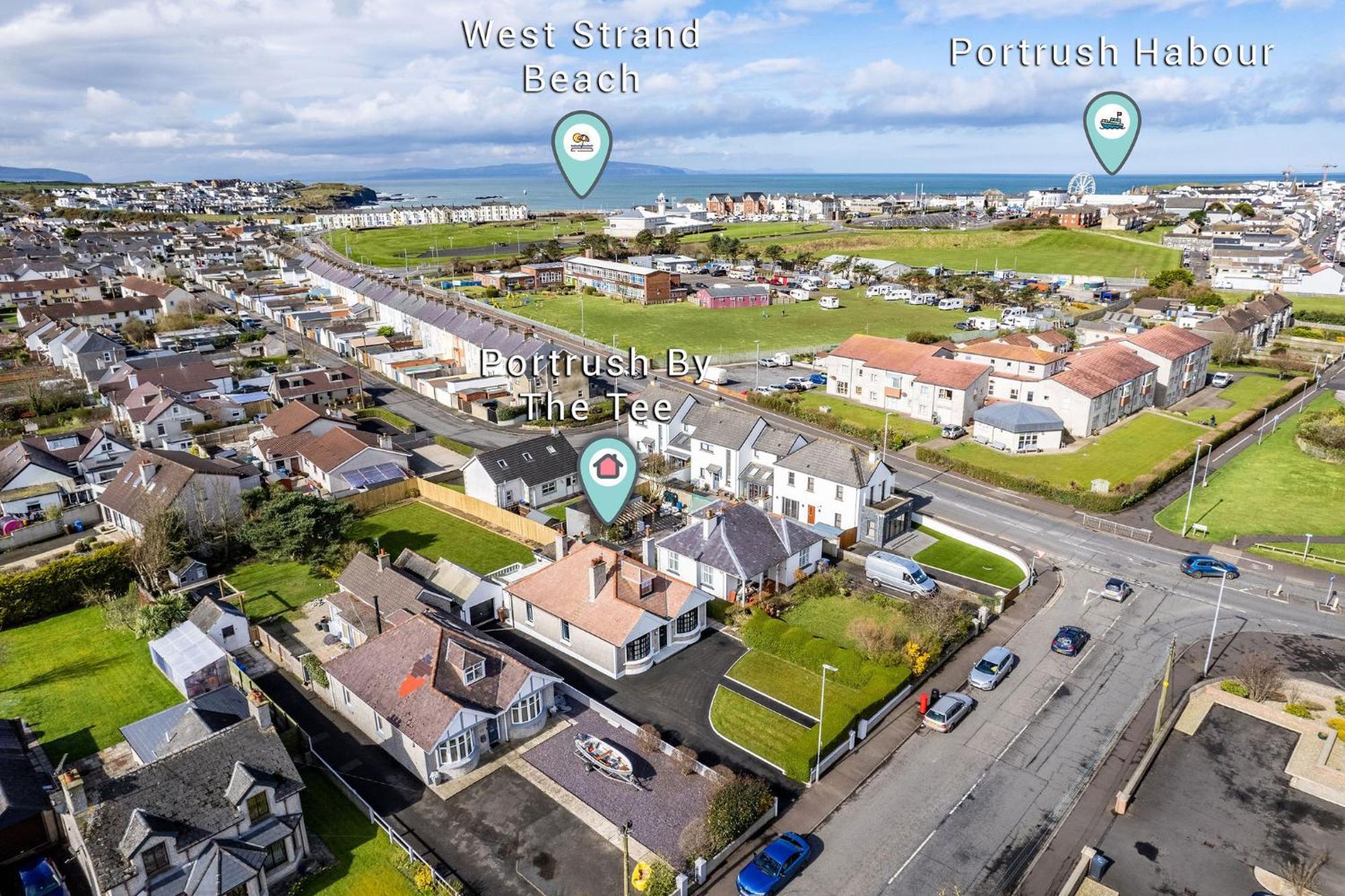Portrush By The Tee Villa Eksteriør bilde